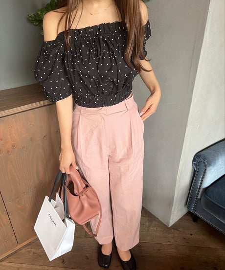 ドット 2WAY トップス