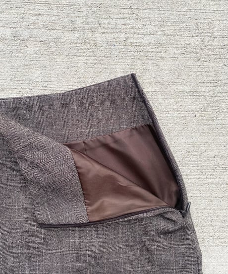 CHECK SKIRT