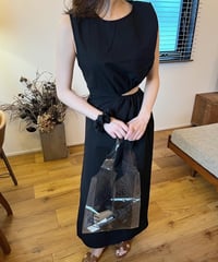 ウエストカットワンピース
