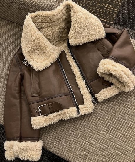 カーリームスタンレザージャケット