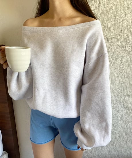 カラーニットショーツ