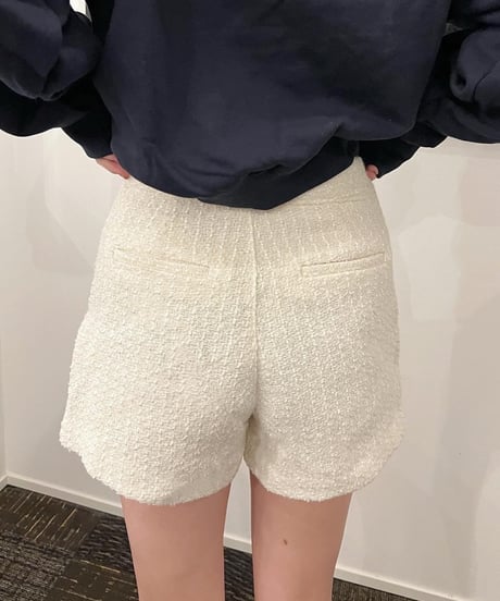 ウールツイードショートパンツ