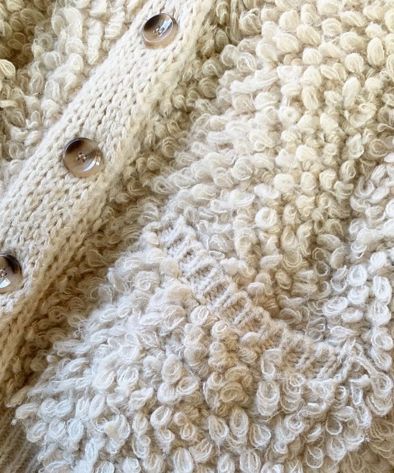 LOOP KNIT CARDIGAN | c h é m e