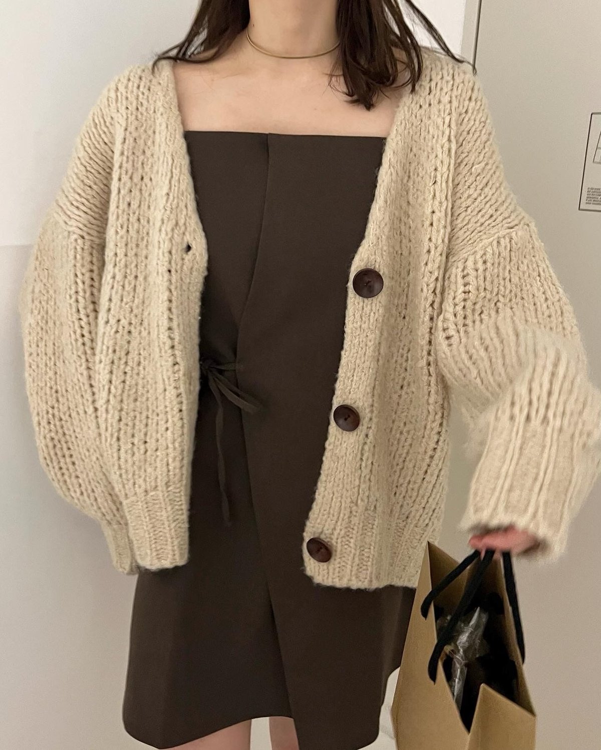 ローゲージニットカーディガン | c h é m e