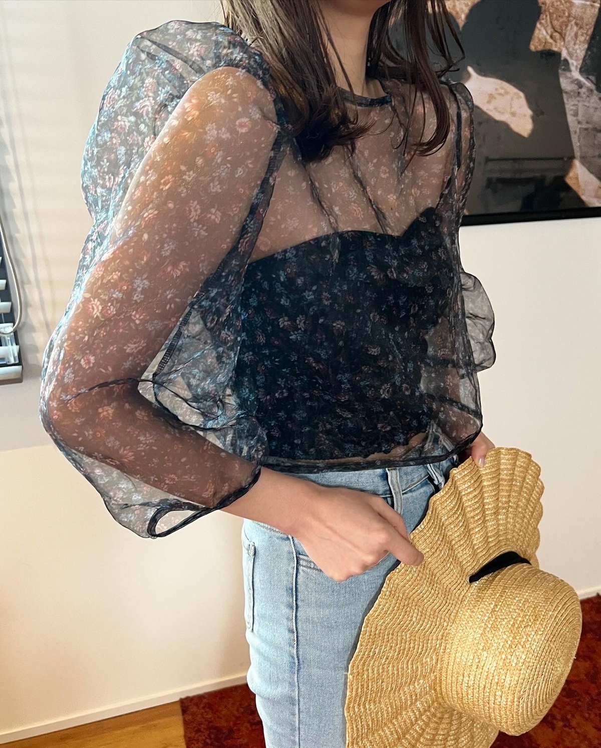 シアーフラワートップス | c h é m e