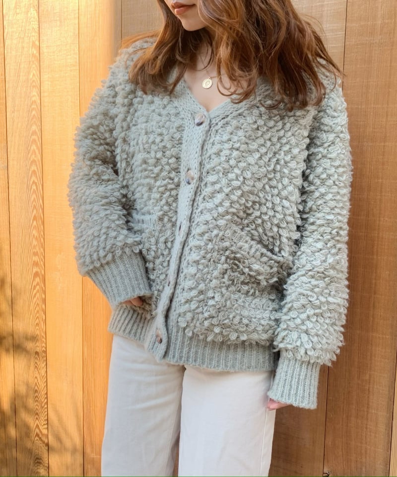 LOOP KNIT CARDIGAN | c h é m e LOOP KNIT CARDIGAN | c h é m e