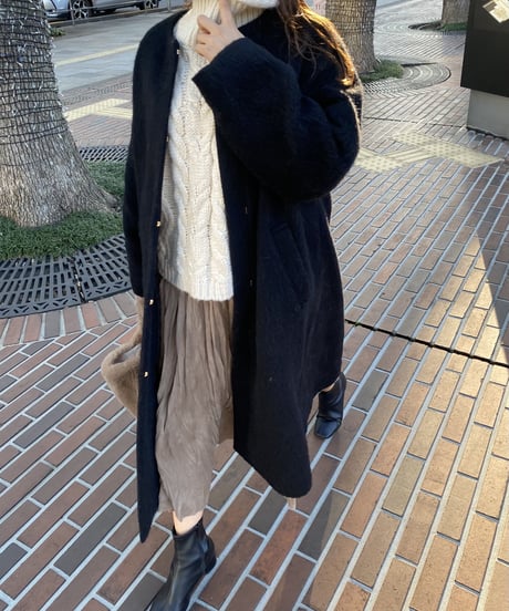 SUEDE LONG SKIRT