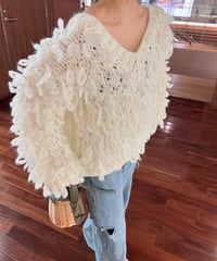 ループニットトップス