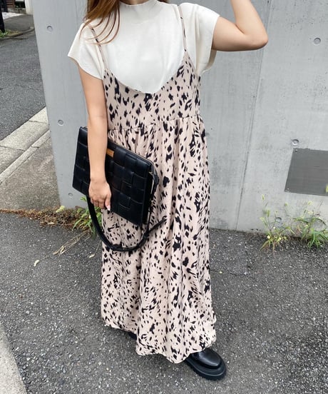レオパードキャミワンピース
