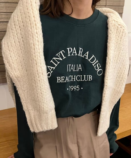 ケーブルバルキーニット
