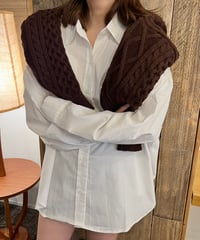 オーバールーズシャツ