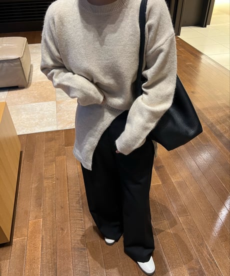 ビスチェ付きニットプルオーバー
