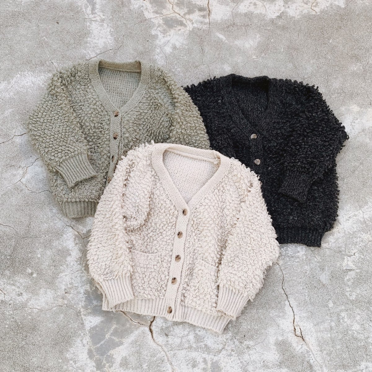 Knit clearance loop cardigan