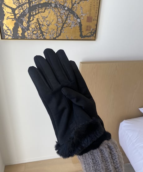 TEDDY FUR GLOVES