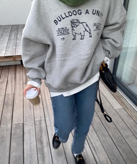 BULLDOG OVER SWEAT