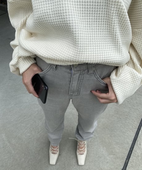 STONE TAPERED DENIM