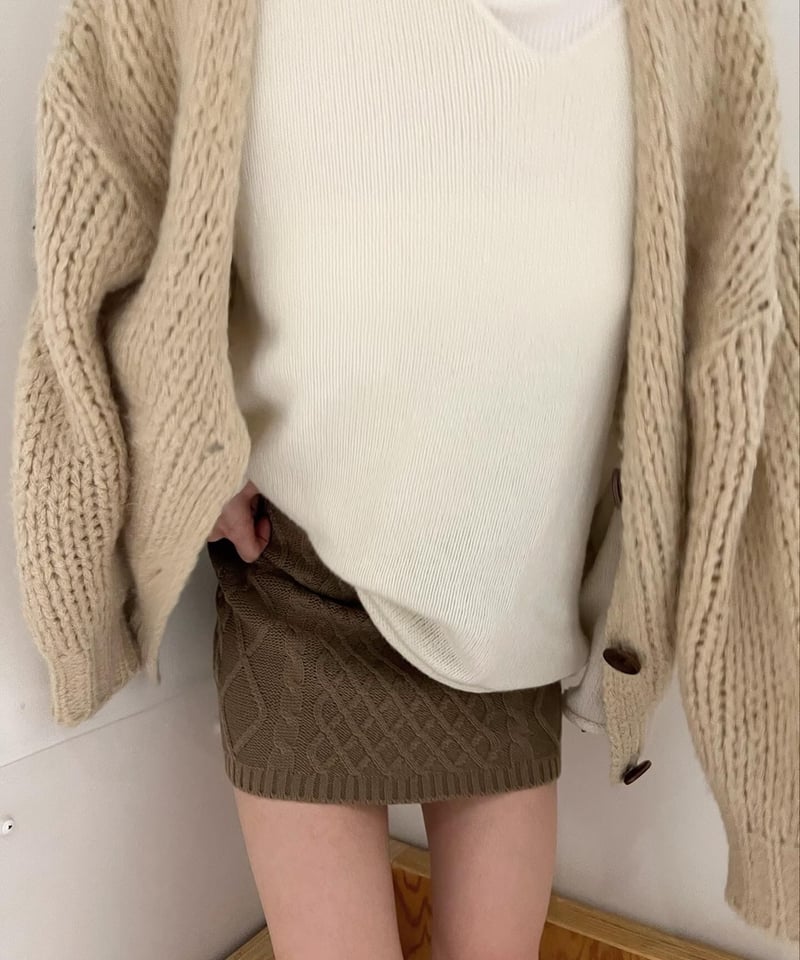 ローゲージニットカーディガン | c h é m e