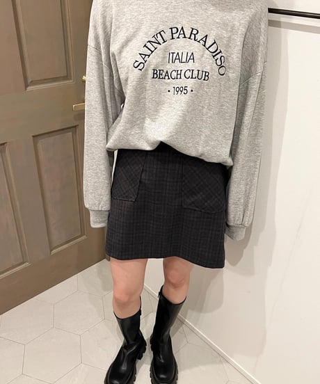 SAINT PARADISO ロゴスウェットトップス