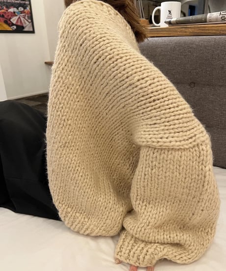 ルーズニットカーディガン▪️HAND MADE