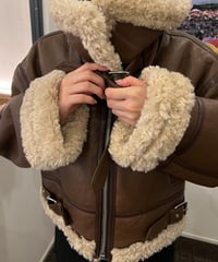 カーリームスタンレザージャケット