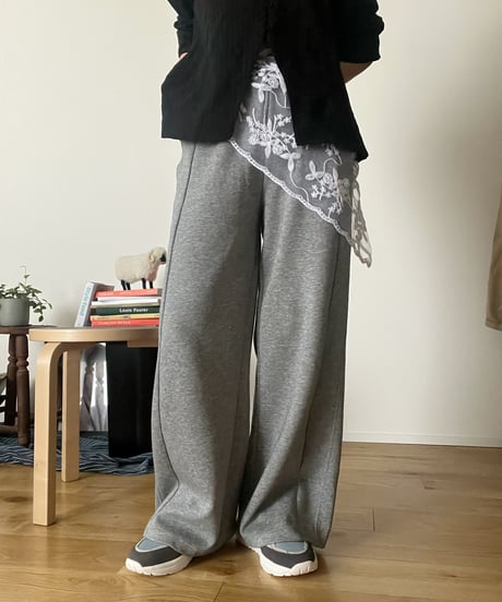 パネルラインスウェットパンツ
