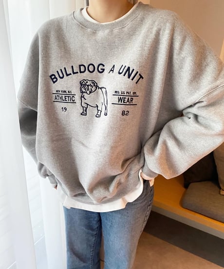 BULLDOG OVER SWEAT