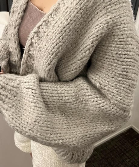 ルーズニットカーディガン▪️HAND MADE