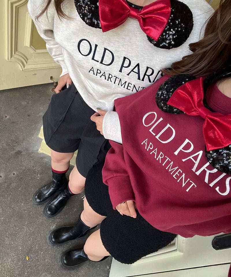OLD PARIS ロゴスウェットトップス | c h é m e OLD PARIS ロゴスウェットトップス | c h é m e