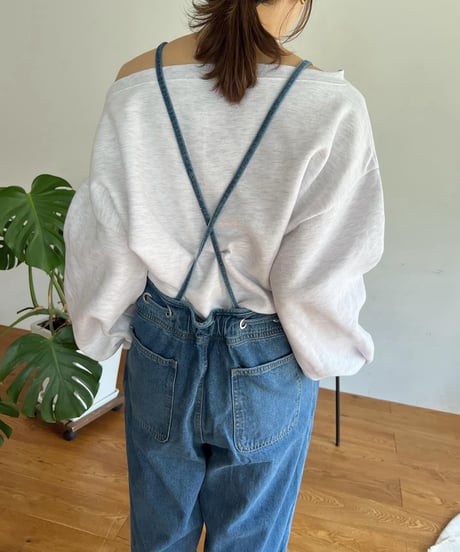 デニムサロペット