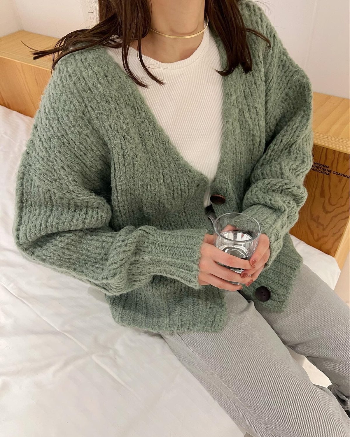 ローゲージニットカーディガン | c h é m e