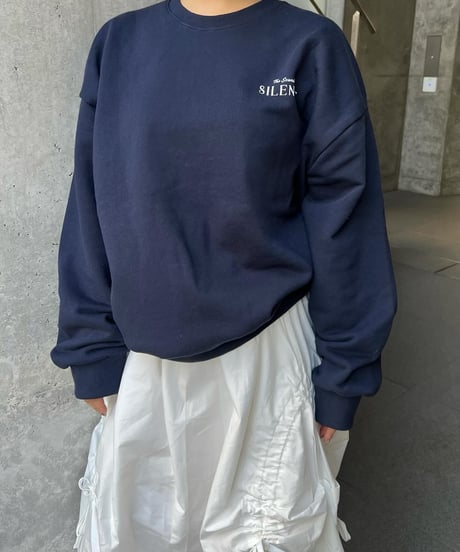 SILENCE ロゴスウェットトップス