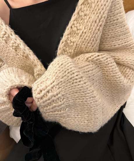 ルーズニットカーディガン▪️HAND MADE