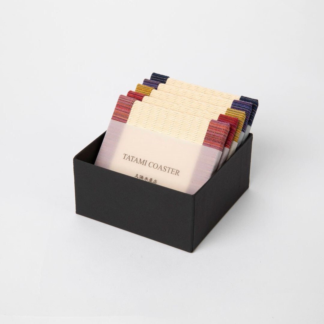 畳コースター5枚ギフトセット 会津木綿 CG503 | 久保木畳店 | KUBOKI