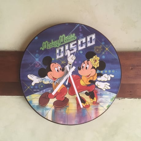 MICKEY MOUSE DISCO 12インチレコードクロック