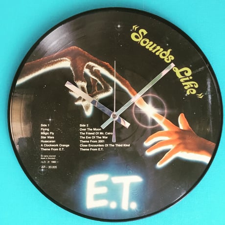 E.T.  12 インチレコードクロック