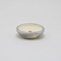 紫色釉丸鉢