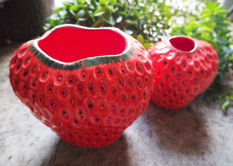 ストロベリー フラワーベース【Ⅼサイズ】