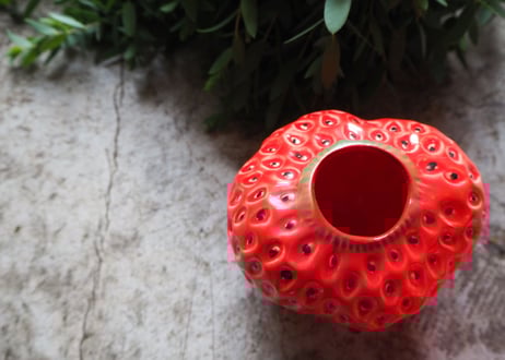 ストロベリー フラワーベース【Ⅼサイズ】