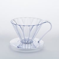 円すいトライタンフラワードリッパー クリア透明  Cup１（1～2杯用〉