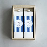 ギフト用アイスコーヒー2本セット無糖1000mlストレートタイプ
