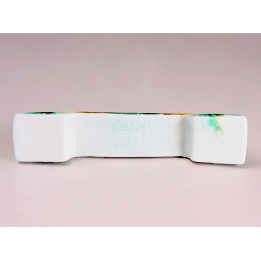 加藤卓男 正倉院復元 三彩 風字陶硯 水滴 筆架付 二重箱 書道具