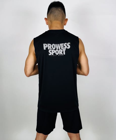 PS BACK BIG LOGO DRY Sleeveless (Black/Silver)