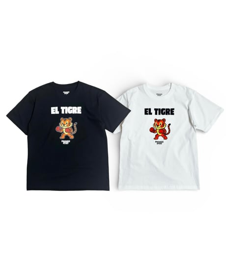 PROWESS SPORT × EL TIGRE T-shirt  (BLACK) and (WHITE)