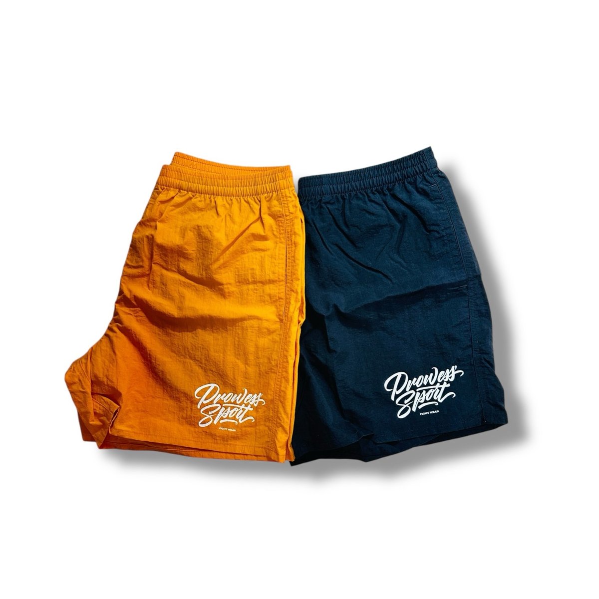 AZ-LOGO NYLON SHORTS (MANGO) | PROWESS SPORT