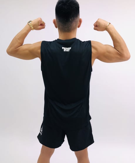N-LOGO DRY Sleeveless (Black)