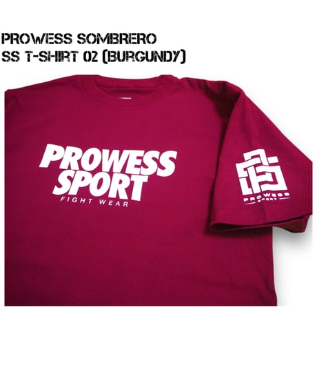 PROWESS SOMBRERO SS T-shirt 02 (Burgundy)