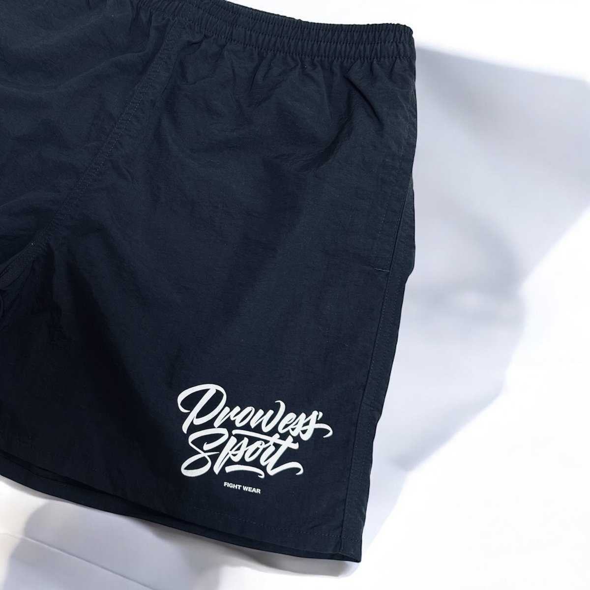 AZ-LOGO NYLON SHORTS (BLACK) | PROWESS SPORT
