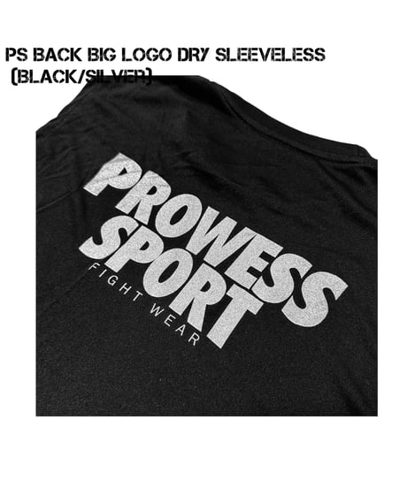 PS BACK BIG LOGO DRY Sleeveless (Black/Silver)