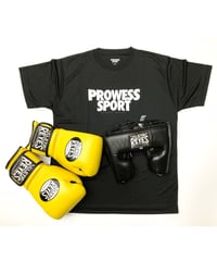 PROWESS SPORT BIG LOGO DRY T-shirt(BLACK)kids〜adluts
