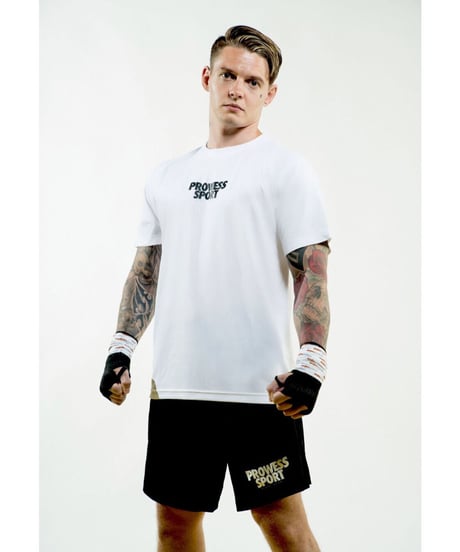 PROWESS SPORT LOGO DRY T-shirt (White)